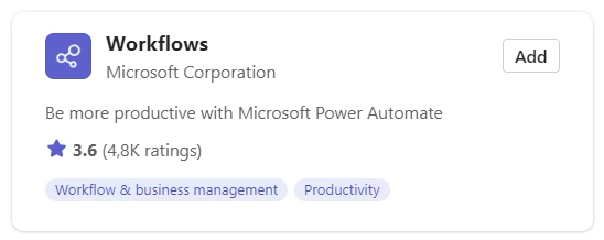 Workflows