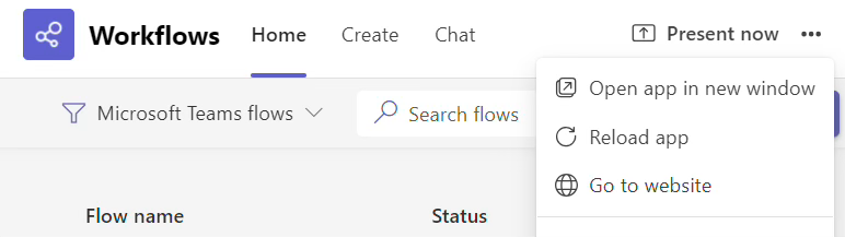 Workflows Home